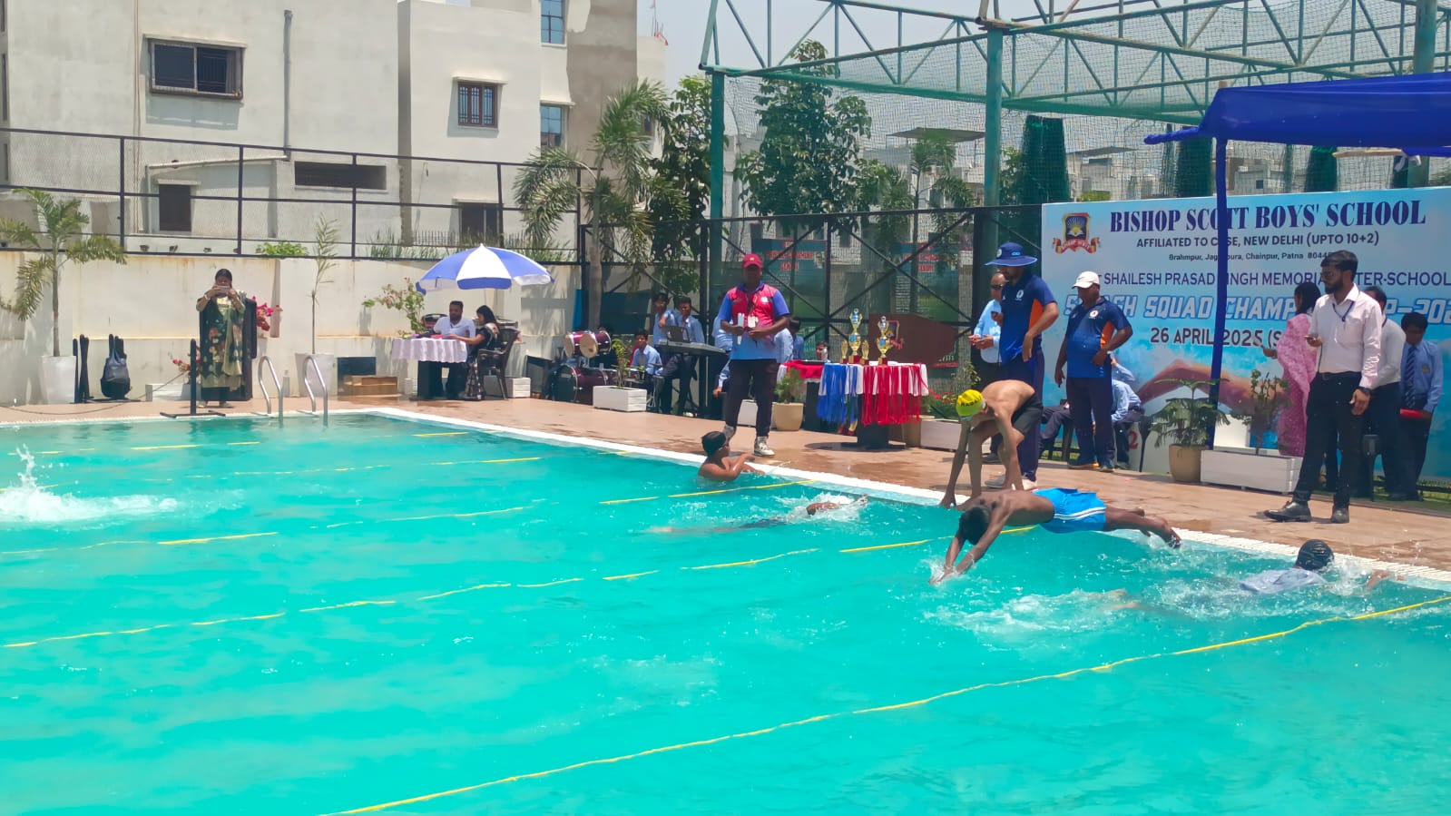 Swimming at Bishop Scott Boys' School